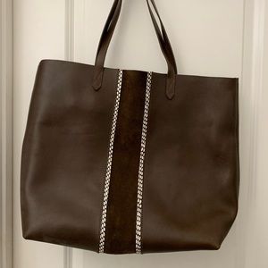 Madewell The Transport Tote: Suede Inset Edition